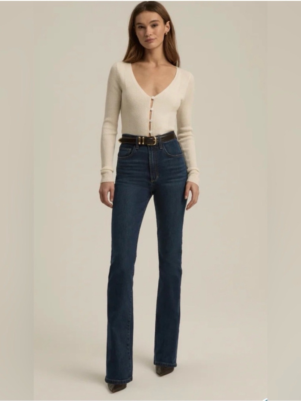 Favorite Daughter  Valentina Mini Bootcut Jeans
